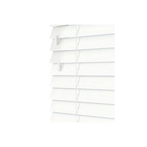 White 50mm Faux Wood Venetian