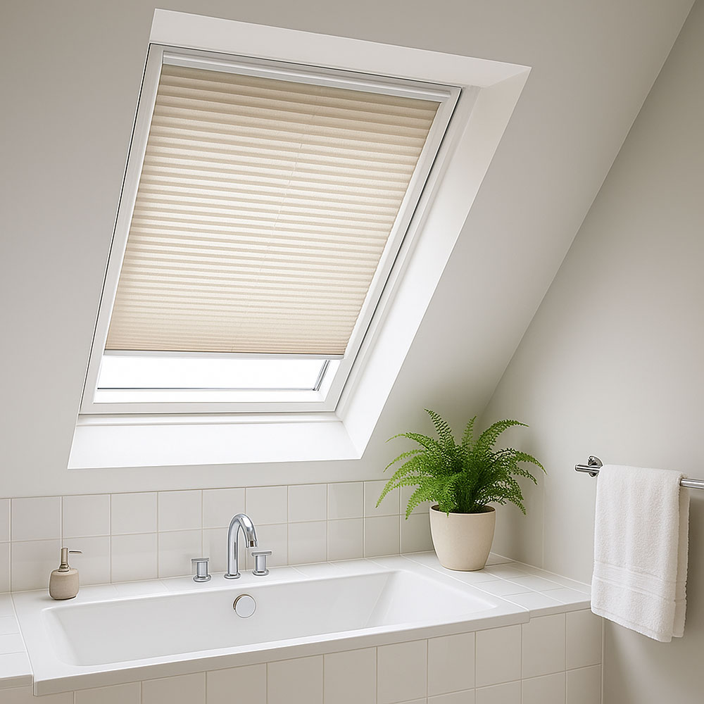 bathroom skylight blinds